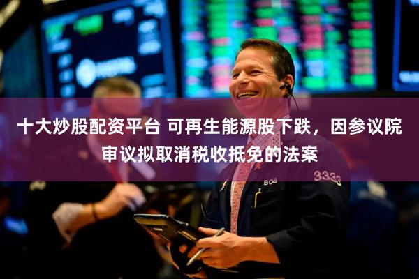 十大炒股配资平台 可再生能源股下跌，因参议院审议拟取消税收抵免的法案
